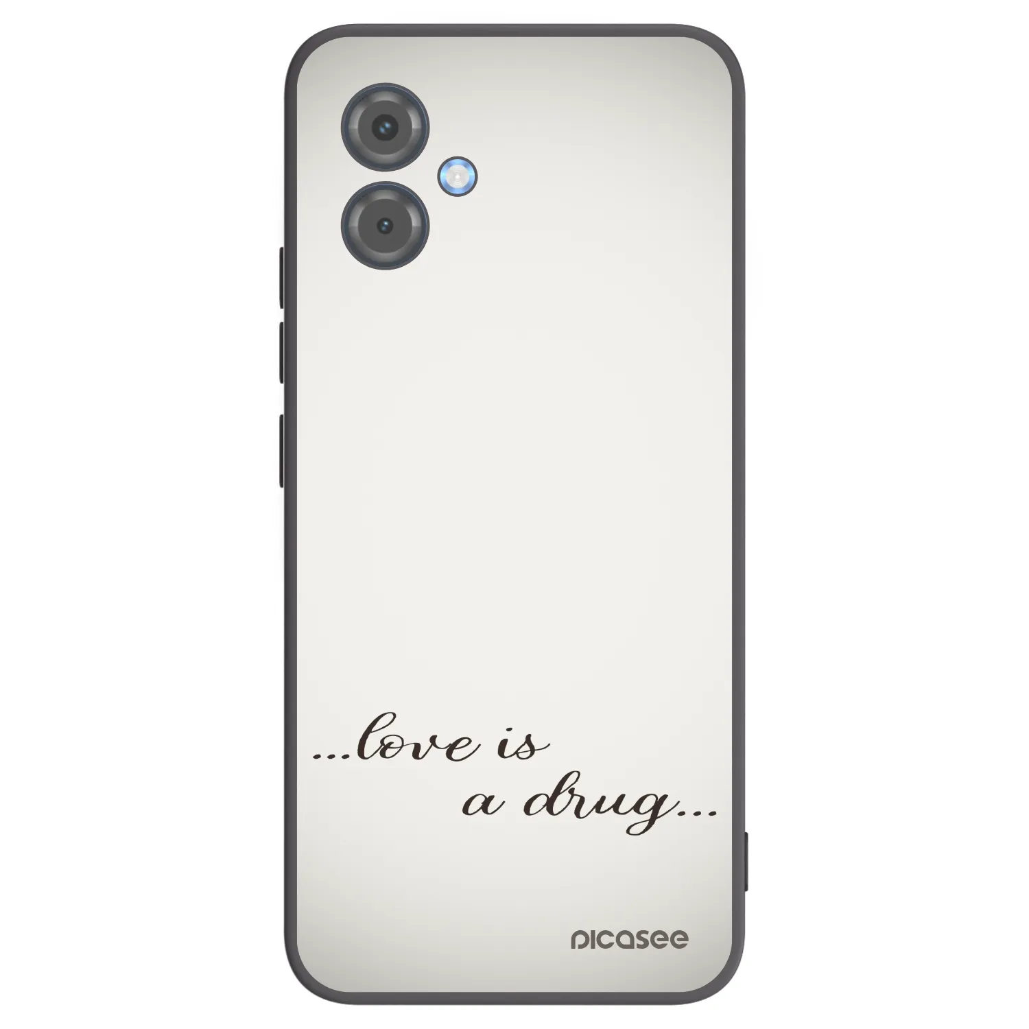 Picasee fekete szilikon tok az alábbi mobiltelefonokra Motorola Moto G14 - Love is a drug