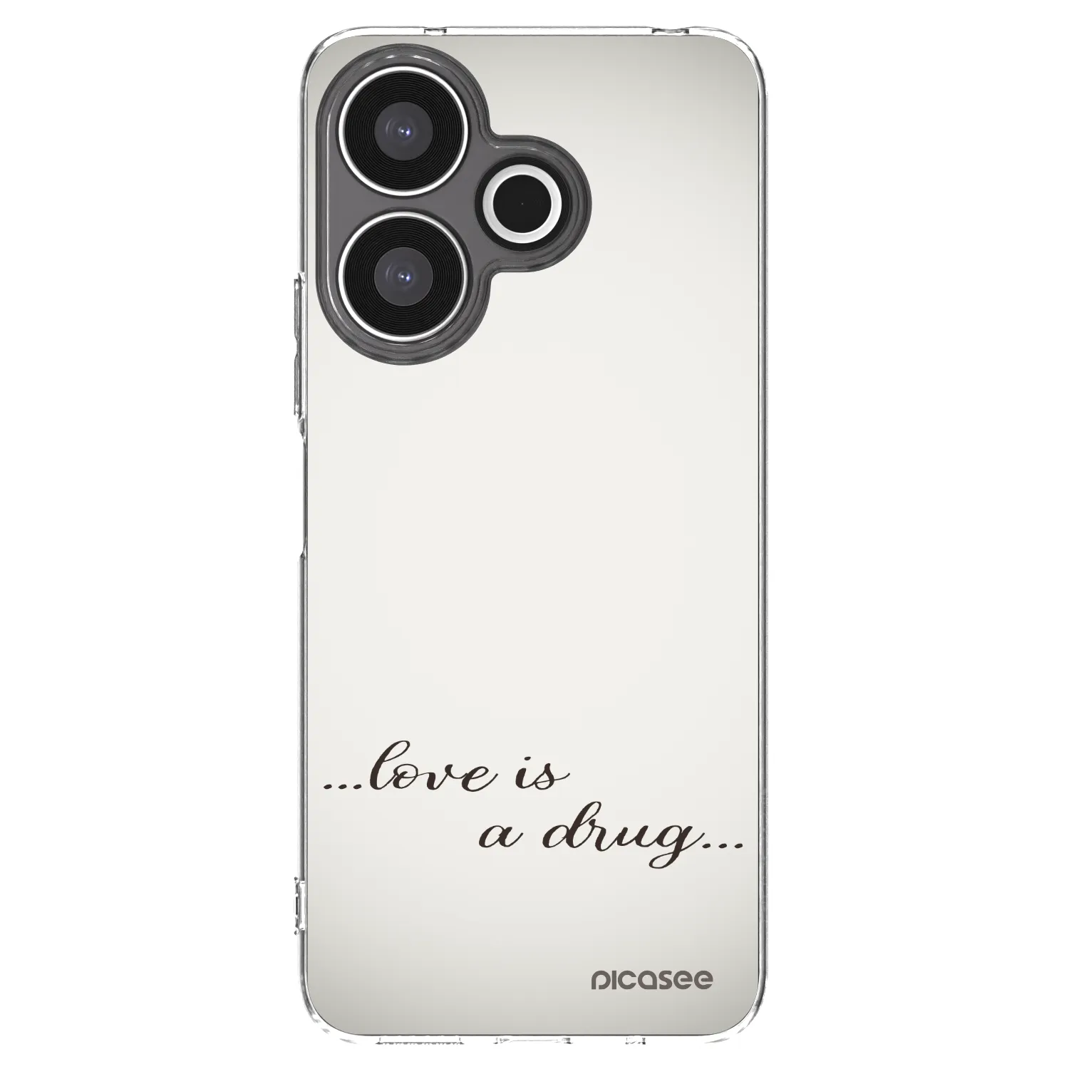 Picasee átlátszó szilikon tok az alábbi mobiltelefonokra Xiaomi Redmi 13 4G - Love is a drug