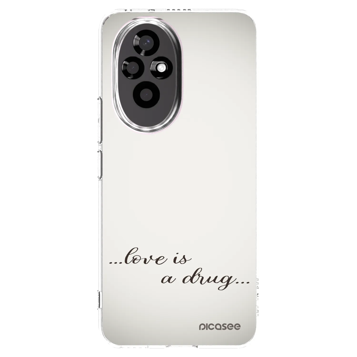 Picasee átlátszó szilikon tok az alábbi mobiltelefonokra Honor 200 5G - Love is a drug