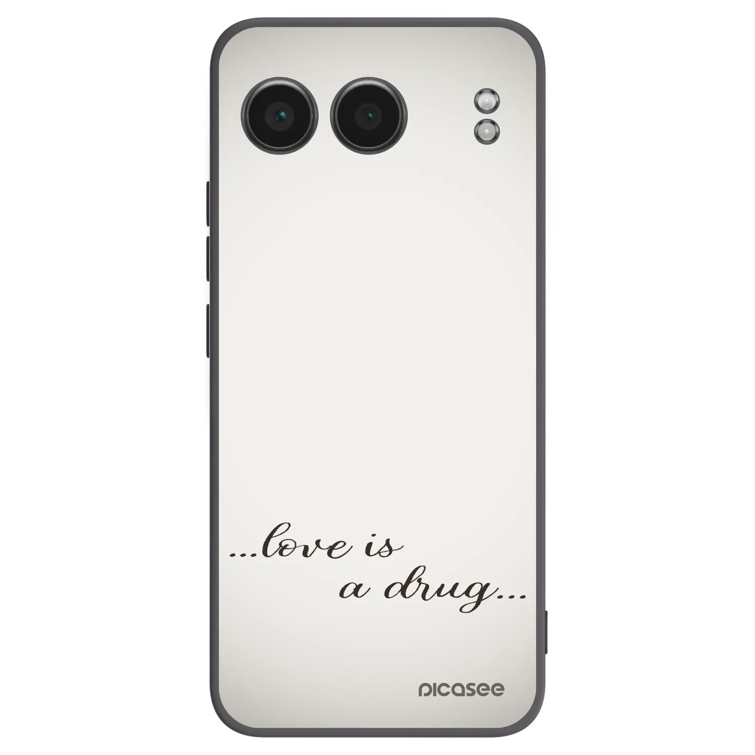 Picasee fekete szilikon tok az alábbi mobiltelefonokra OnePlus Nord 4 - Love is a drug