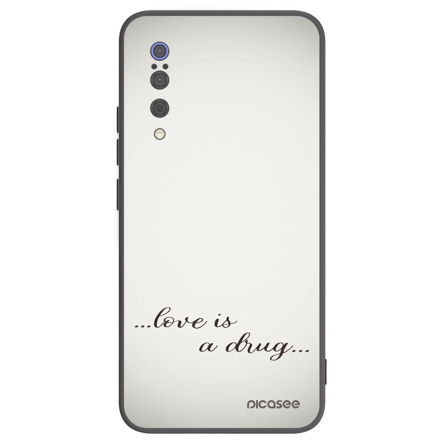 Picasee fekete szilikon tok az alábbi mobiltelefonokra Xiaomi Mi 9 - Love is a drug