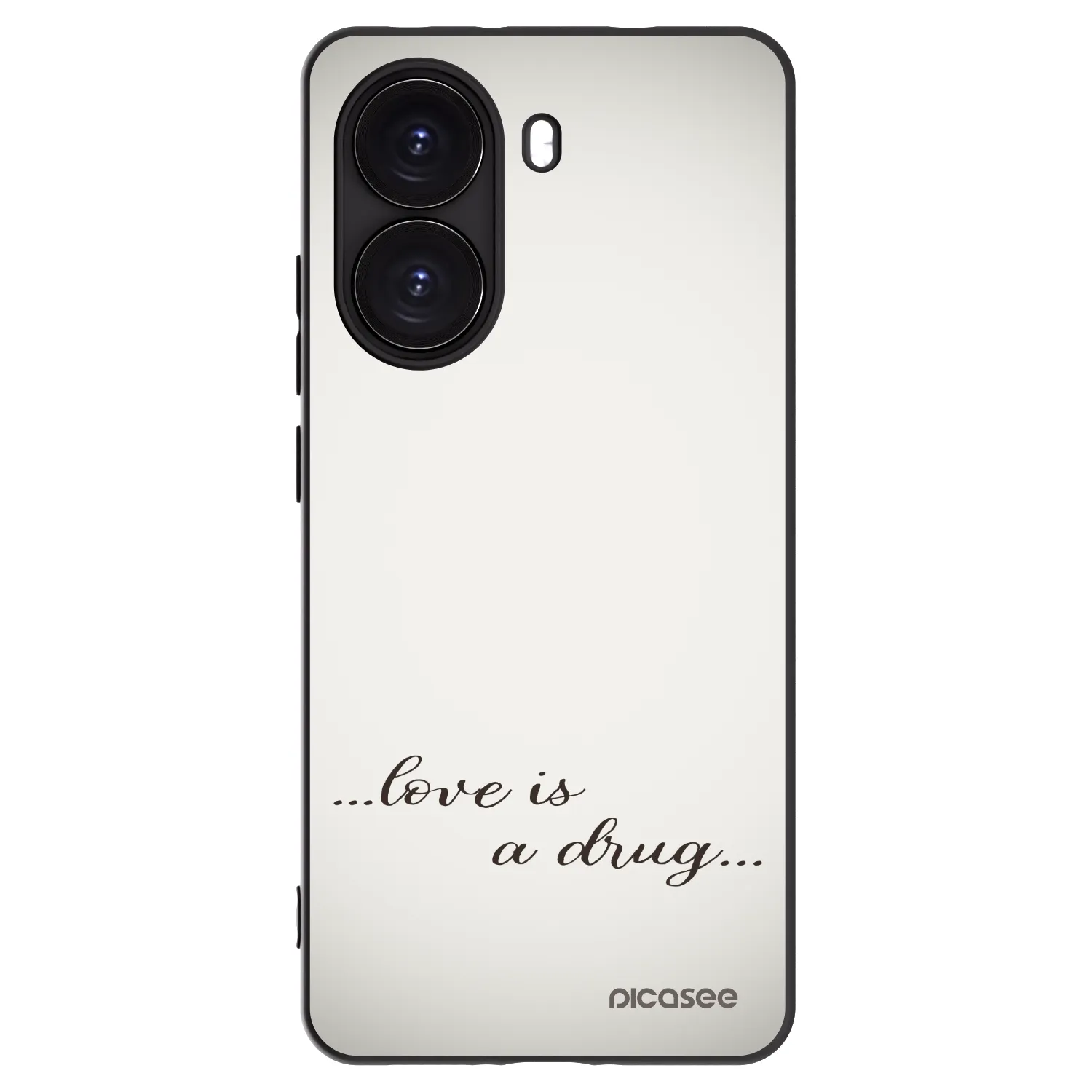 Picasee fekete szilikon tok az alábbi mobiltelefonokra Xiaomi Poco X7 Pro 5G - Love is a drug