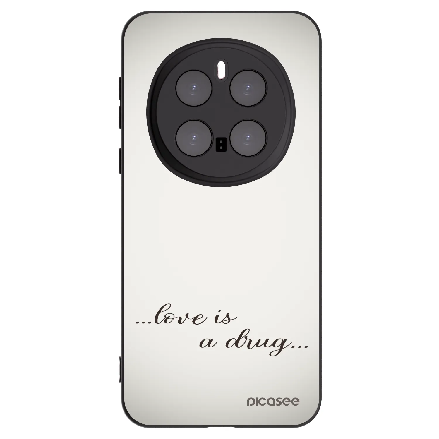 Picasee fekete szilikon tok az alábbi mobiltelefonokra Honor Magic7 Pro 5G - Love is a drug