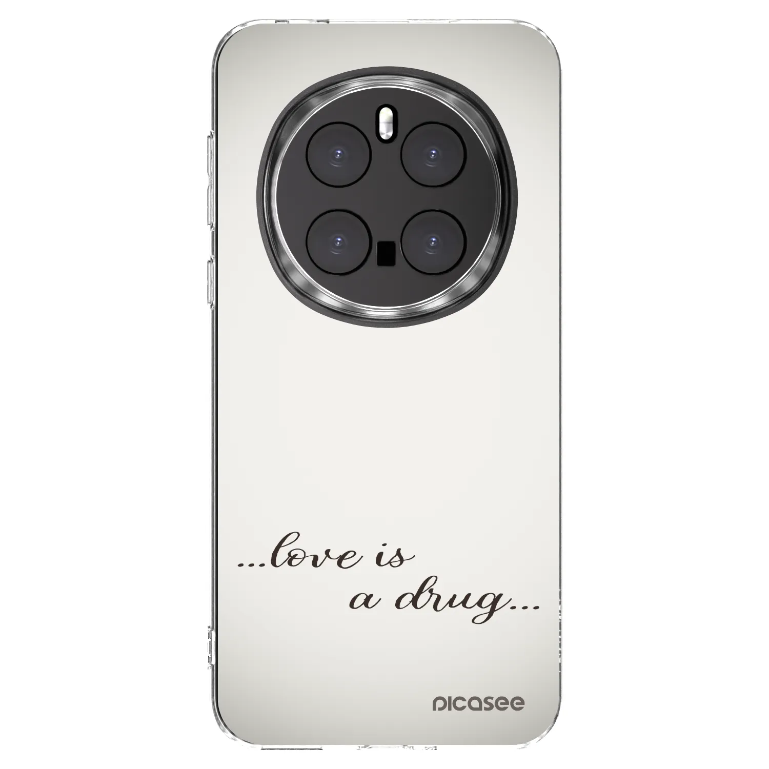 Picasee átlátszó szilikon tok az alábbi mobiltelefonokra Honor Magic7 Pro 5G - Love is a drug