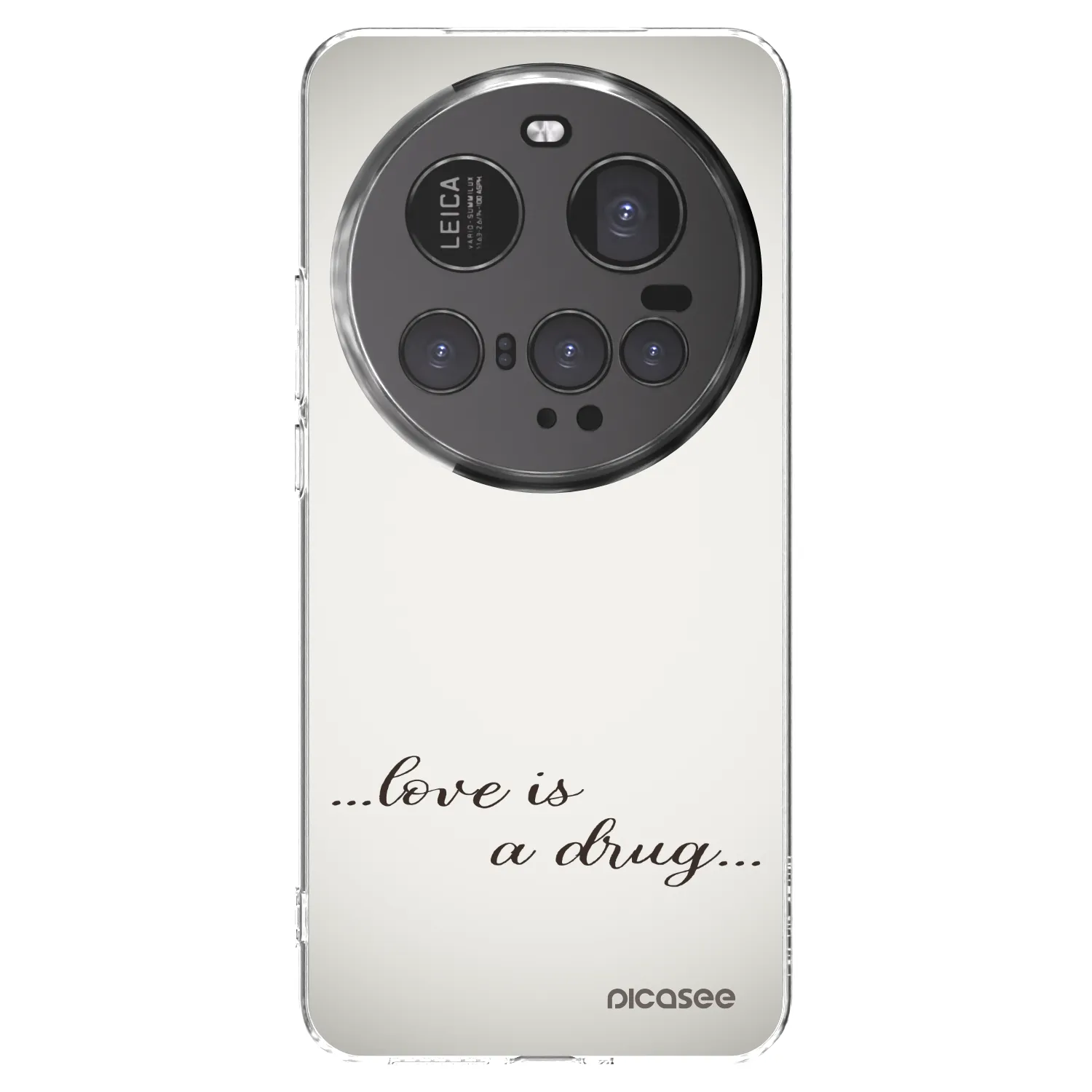 Picasee átlátszó szilikon tok az alábbi mobiltelefonokra Xiaomi 15 Ultra - Love is a drug