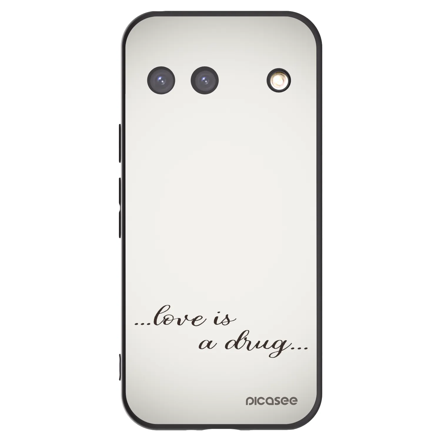 Picasee fekete szilikon tok az alábbi mobiltelefonokra Google Pixel 9 - Love is a drug