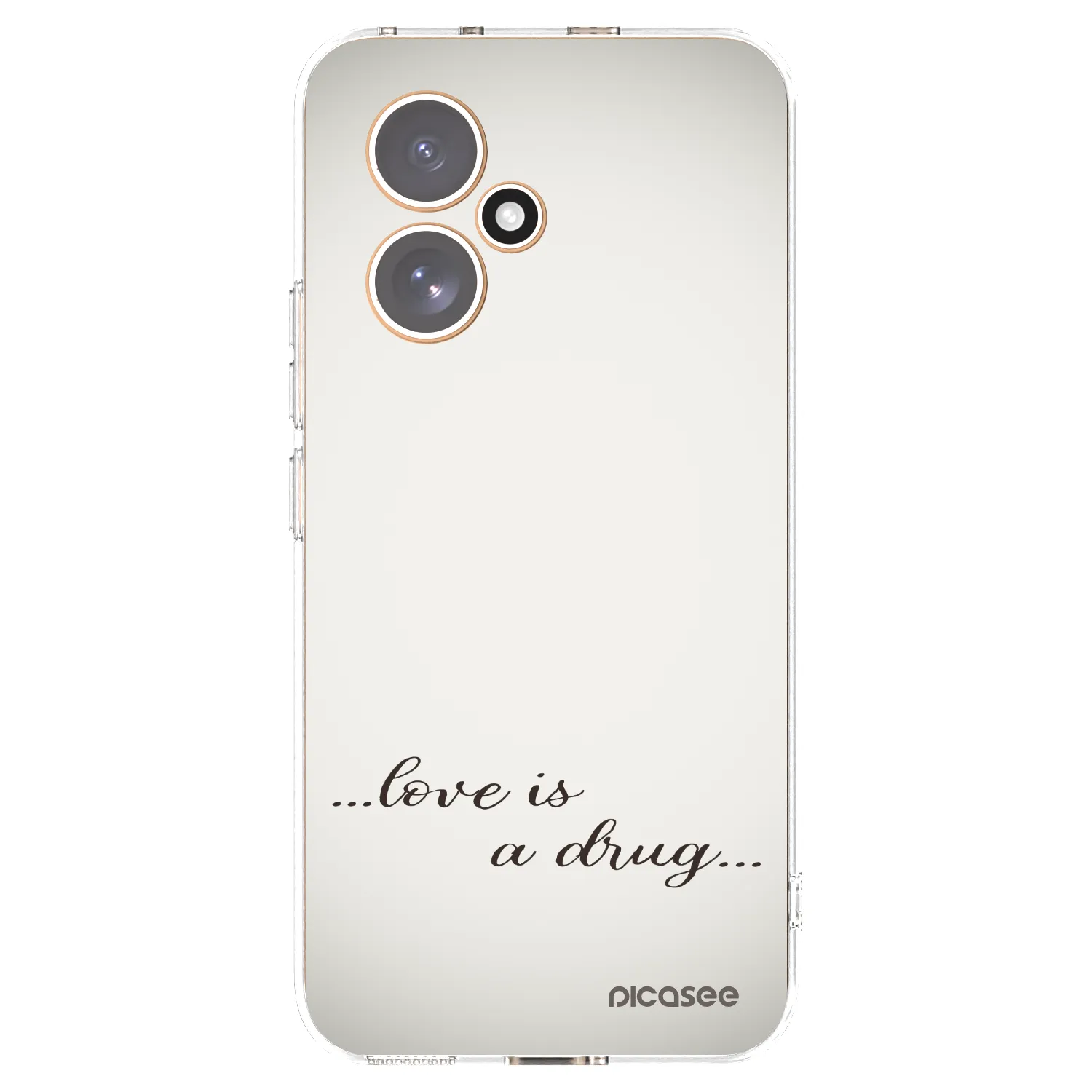 Picasee átlátszó szilikon tok az alábbi mobiltelefonokra Honor 400 5G - Love is a drug