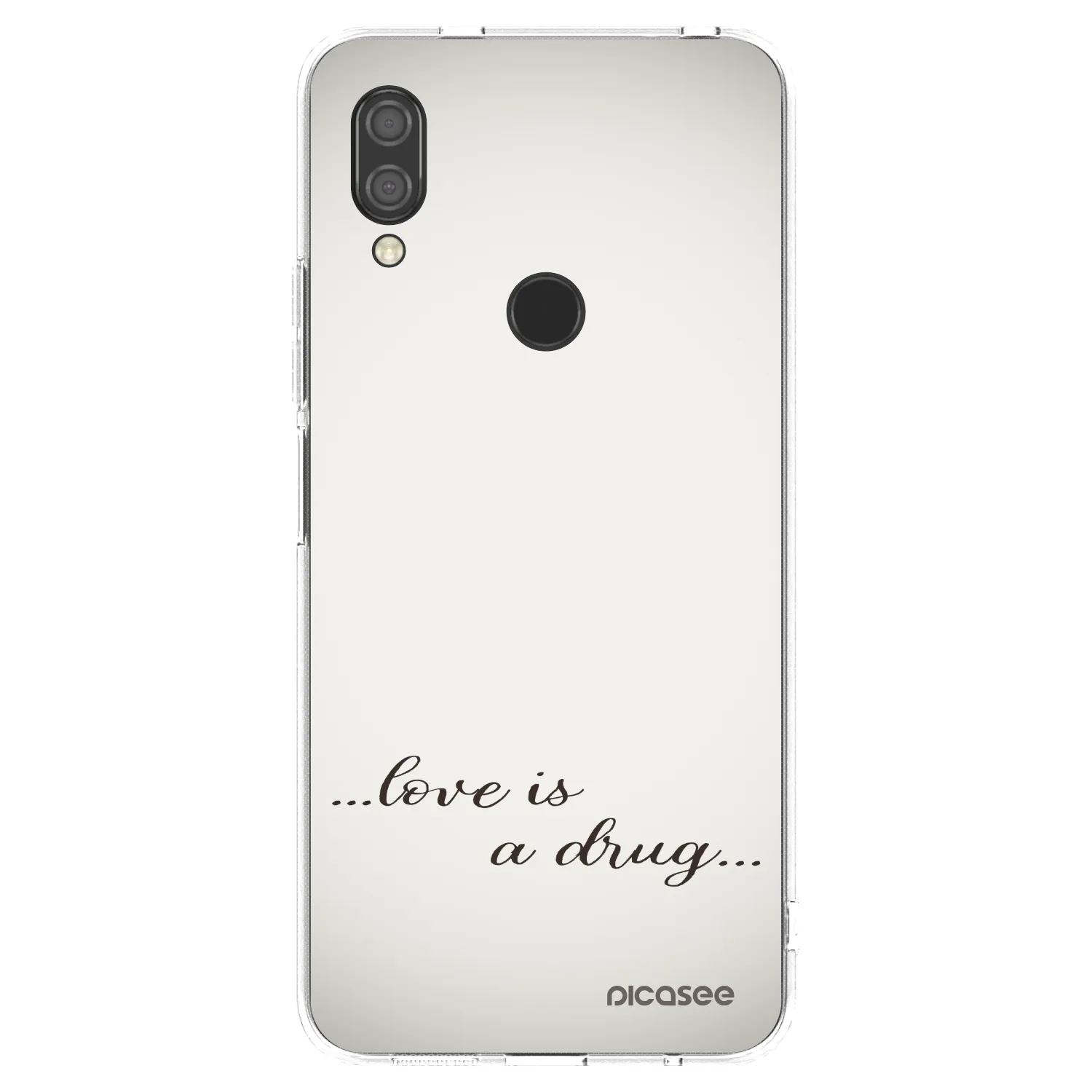 Picasee átlátszó szilikon tok az alábbi mobiltelefonokra Xiaomi Redmi 7 - Love is a drug
