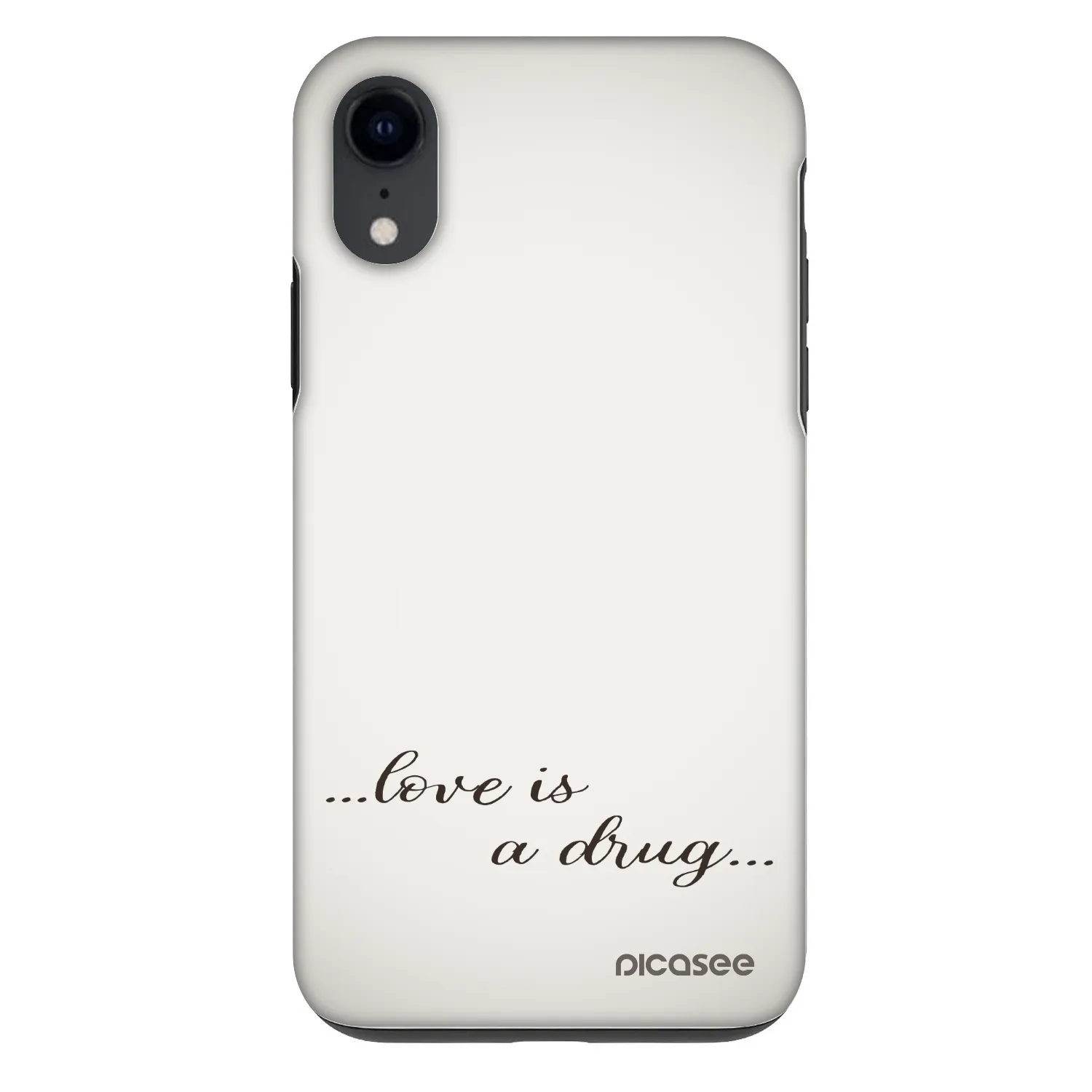 Picasee Fashion Case Apple iPhone XR - Love is a drug