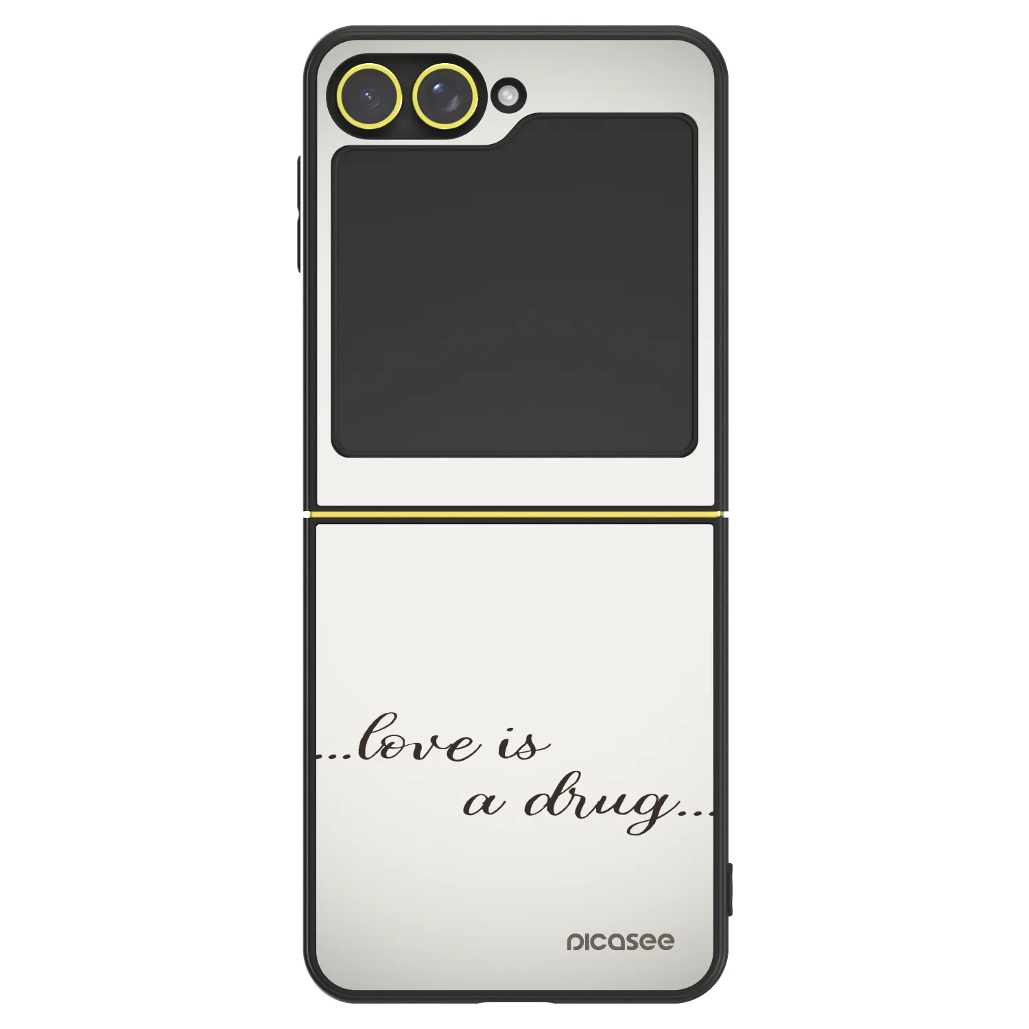 Picasee ULTIMATE CASE Samsung Galaxy Z Flip7 FE 5G - készülékre - Love is a drug