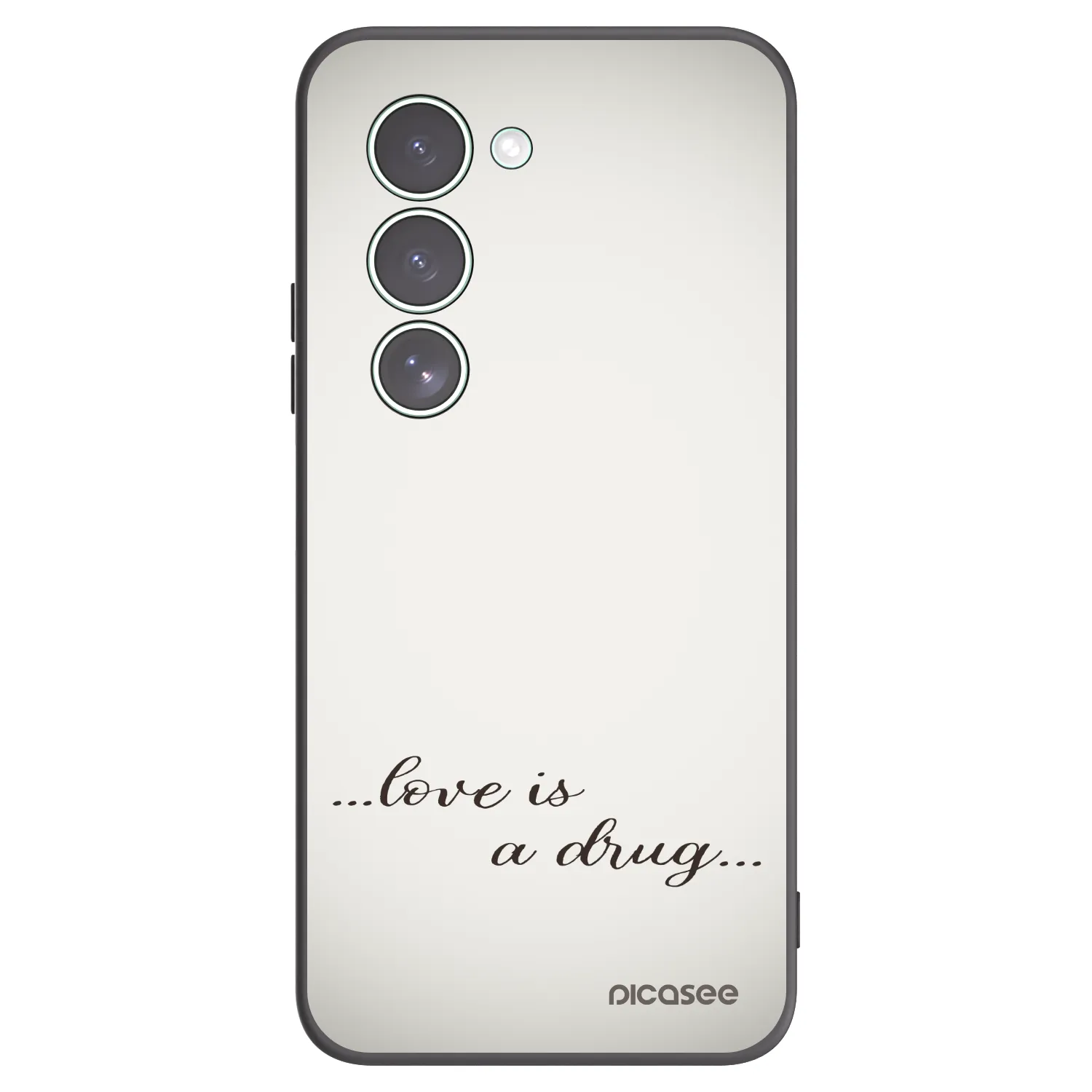 Picasee fekete szilikon tok az alábbi mobiltelefonokra Xiaomi Redmi 15 5G - Love is a drug