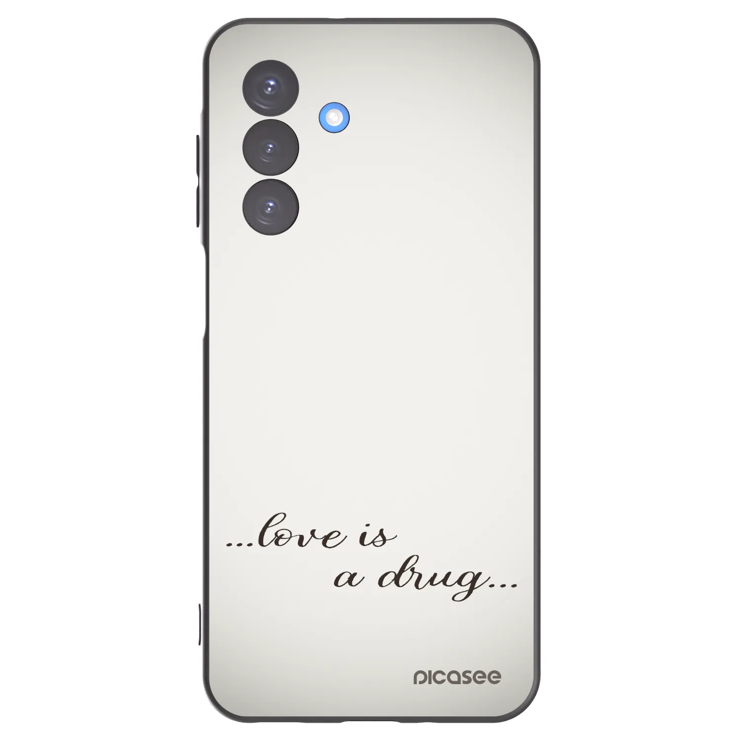 Picasee fekete szilikon tok az alábbi mobiltelefonokra Samsung Galaxy A17 5G - Love is a drug