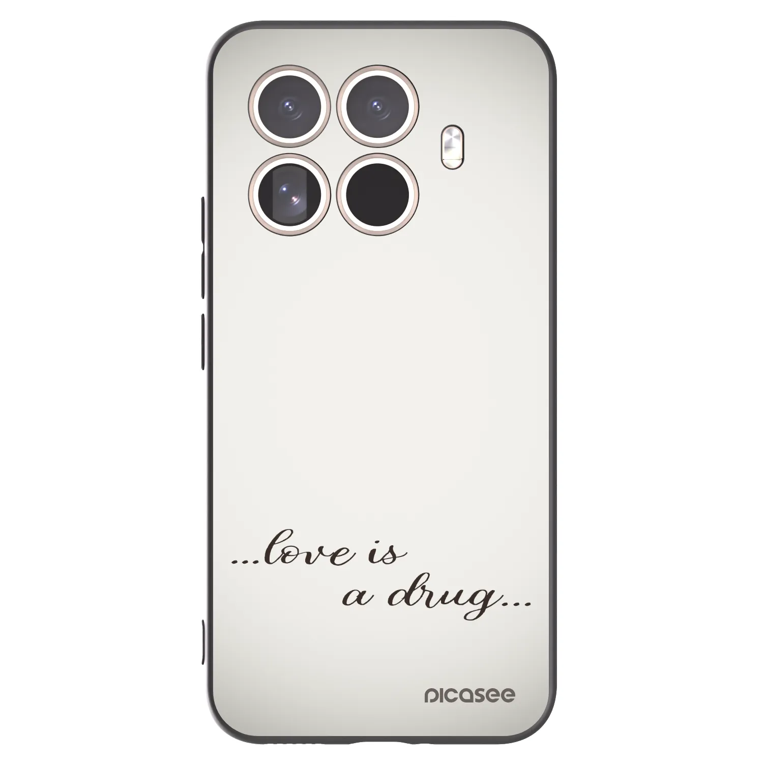 Picasee fekete szilikon tok az alábbi mobiltelefonokra Xiaomi 15T Pro - Love is a drug