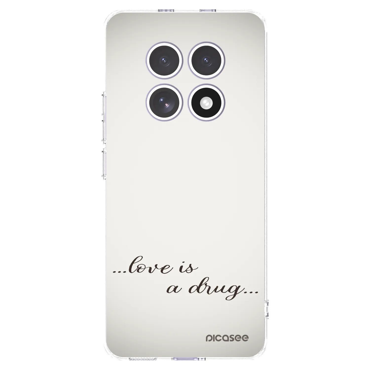 Picasee átlátszó szilikon tok az alábbi mobiltelefonokra Xiaomi Redmi Note 15 - Love is a drug