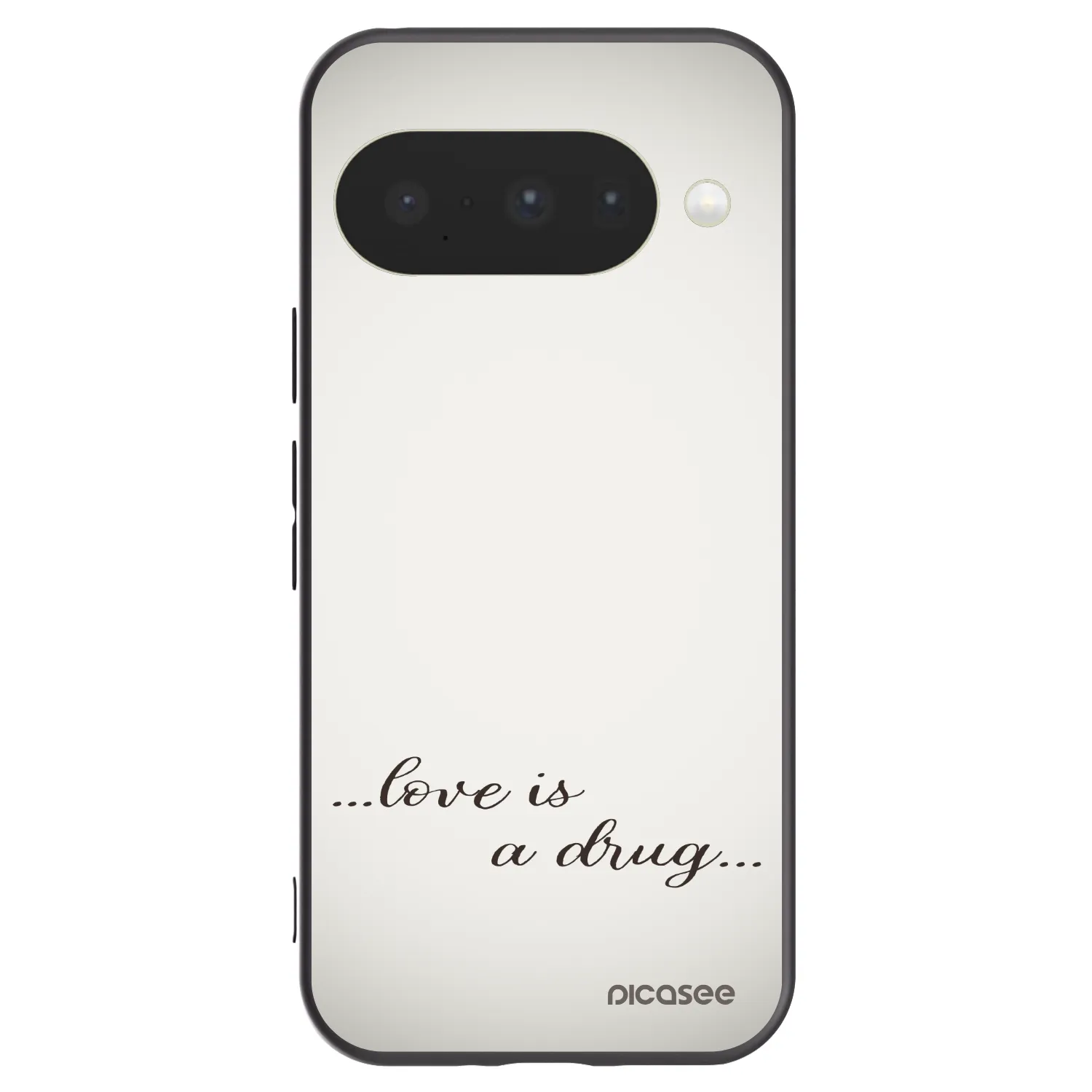 Picasee fekete szilikon tok az alábbi mobiltelefonokra Google Pixel 10 - Love is a drug