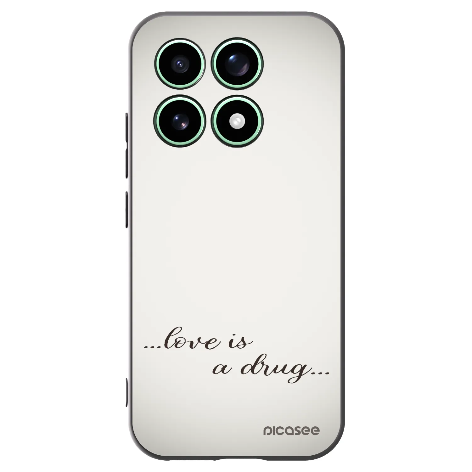 Picasee fekete szilikon tok az alábbi mobiltelefonokra Xiaomi 17 - Love is a drug