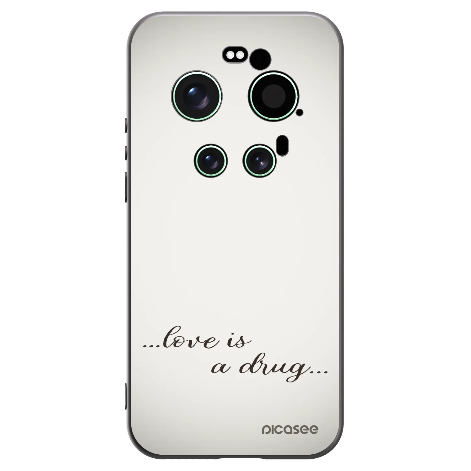 Picasee fekete szilikon tok az alábbi mobiltelefonokra Xiaomi 17 Ultra - Love is a drug
