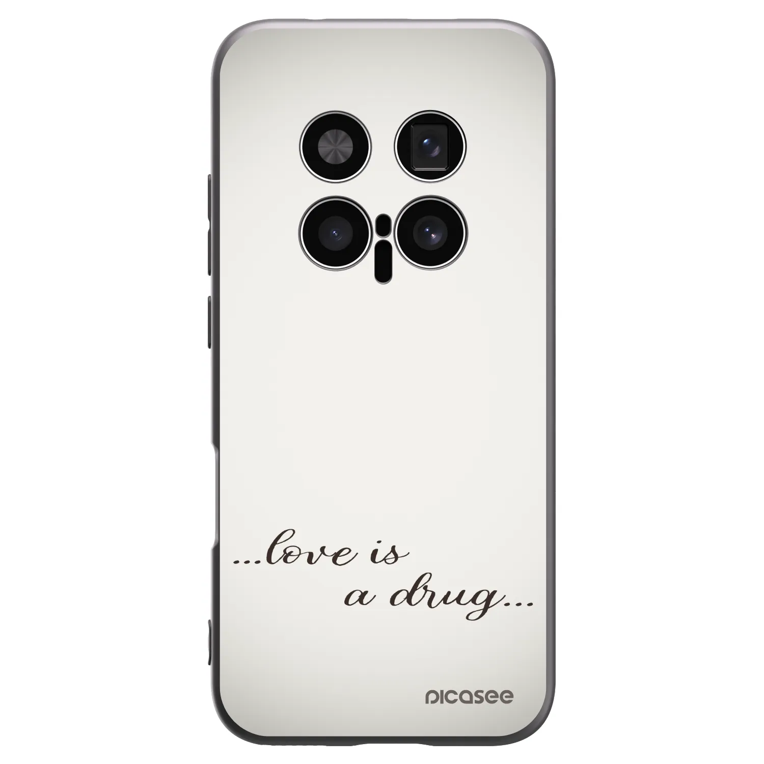 Picasee fekete szilikon tok az alábbi mobiltelefonokra Honor Magic8 Pro 5G - Love is a drug