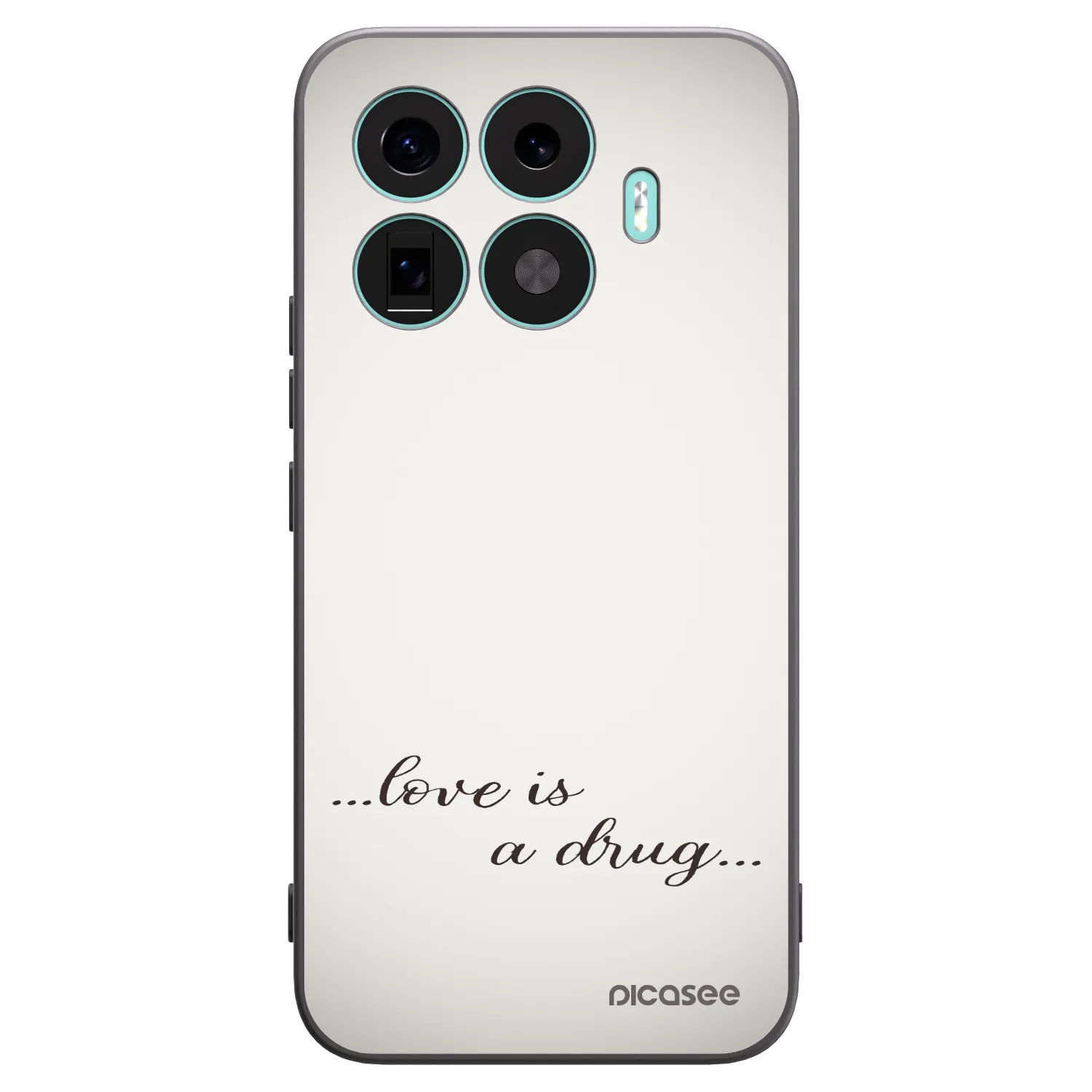 Picasee fekete szilikon tok az alábbi mobiltelefonokra Xiaomi 17T Pro - Love is a drug