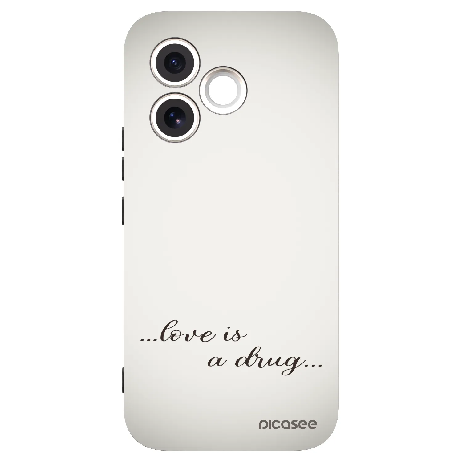Picasee fekete szilikon tok az alábbi mobiltelefonokra Honor 600 Lite - Love is a drug