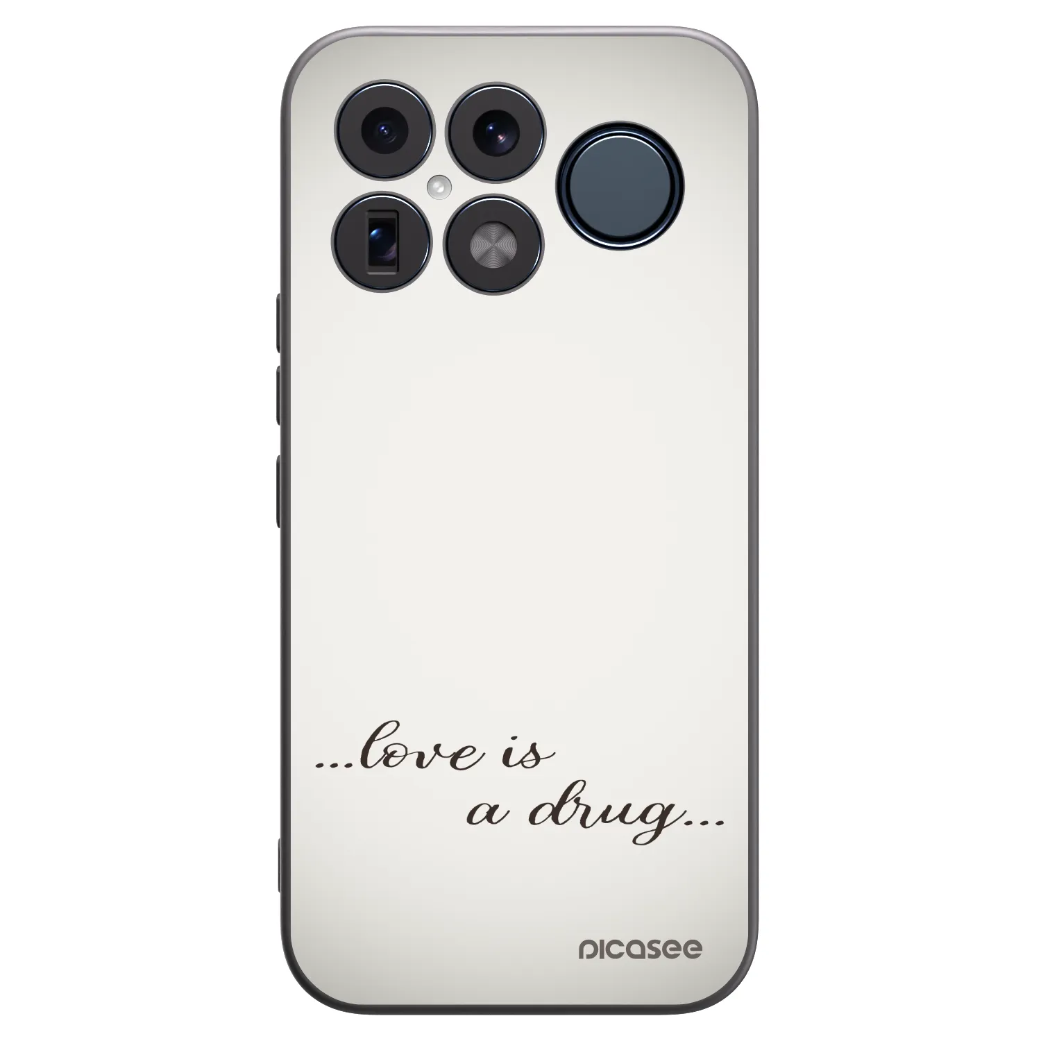 Picasee fekete szilikon tok az alábbi mobiltelefonokra Xiaomi Poco F8 Ultra - Love is a drug