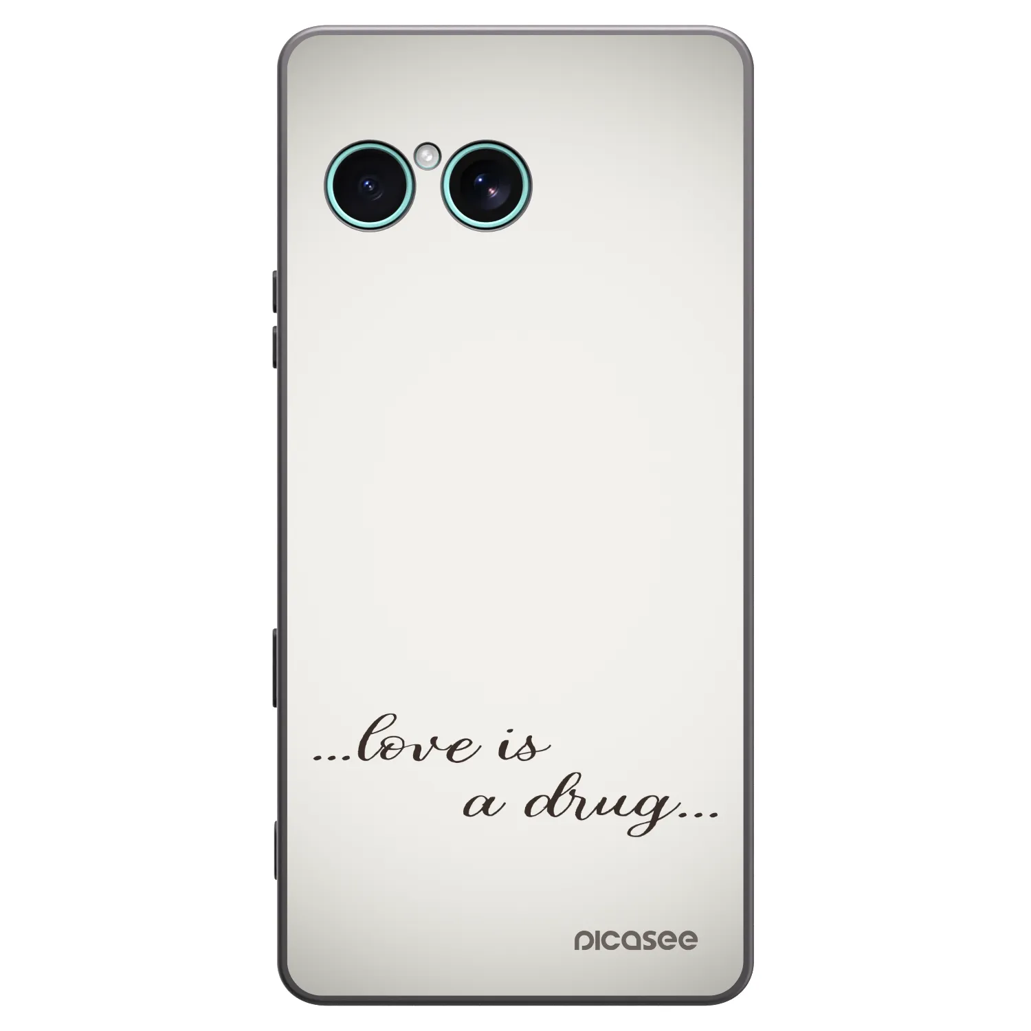 Picasee fekete szilikon tok az alábbi mobiltelefonokra Sony Xperia 10 VII - Love is a drug