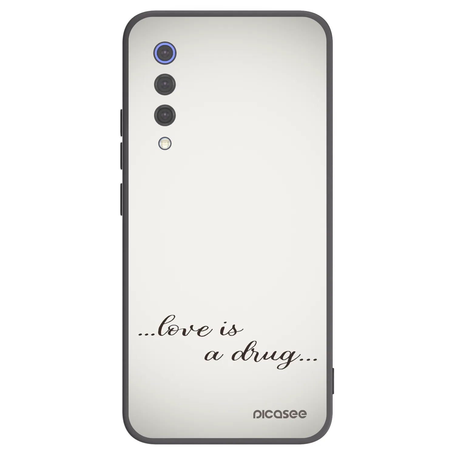Picasee fekete szilikon tok az alábbi mobiltelefonokra Xiaomi Mi 9 SE - Love is a drug