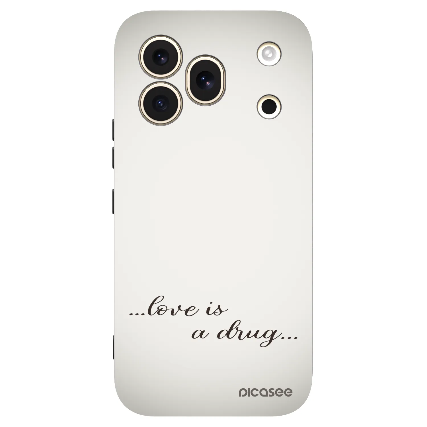 Picasee fekete szilikon tok az alábbi mobiltelefonokra Honor 600 Pro - Love is a drug