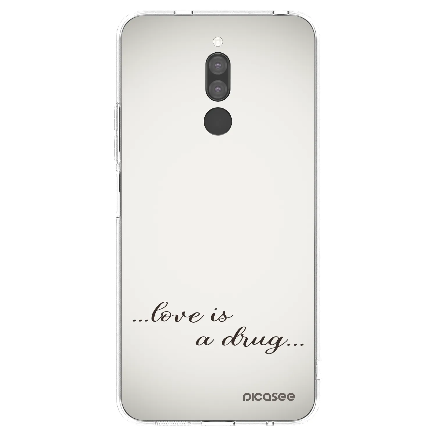 Picasee átlátszó szilikon tok az alábbi mobiltelefonokra Xiaomi Redmi 8 - Love is a drug