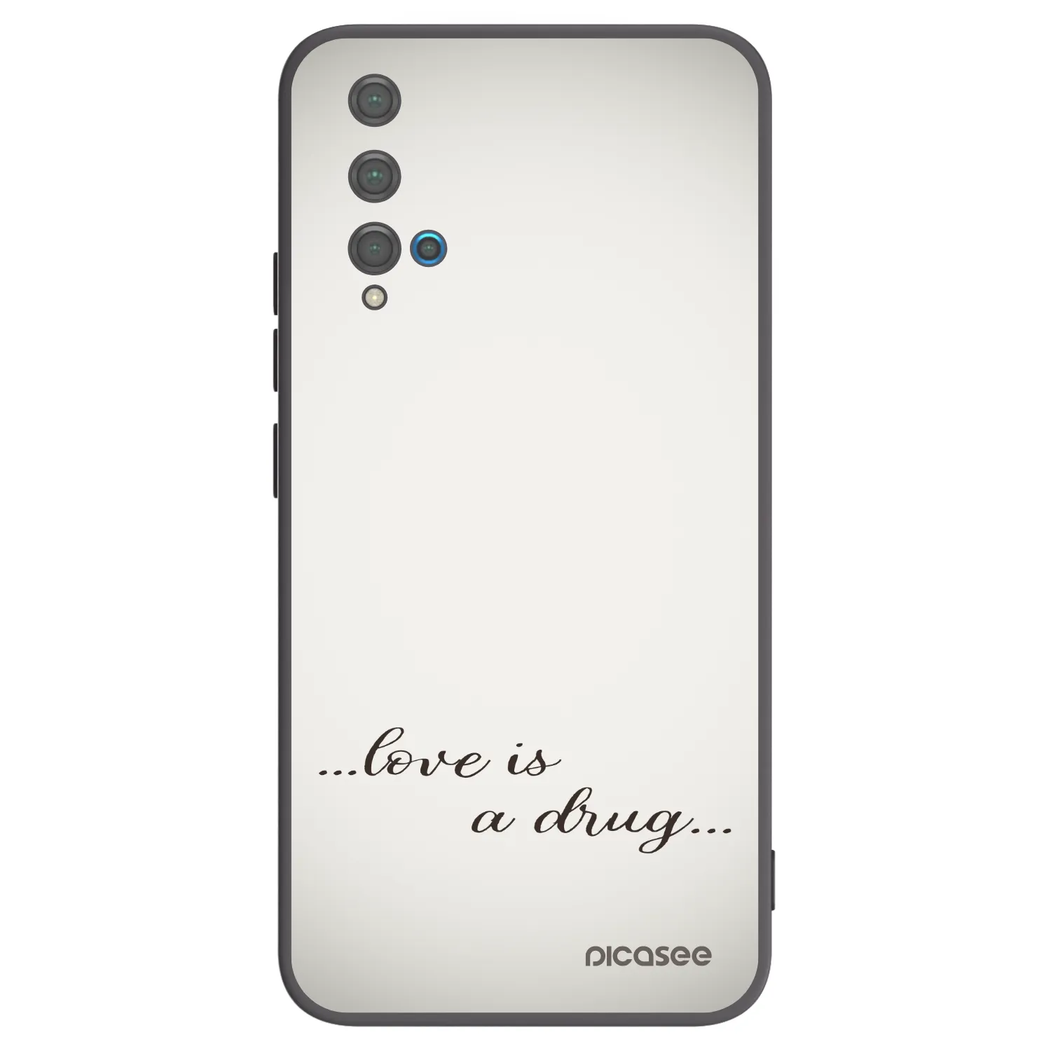 Picasee fekete szilikon tok az alábbi mobiltelefonokra Huawei Nova 5T - Love is a drug