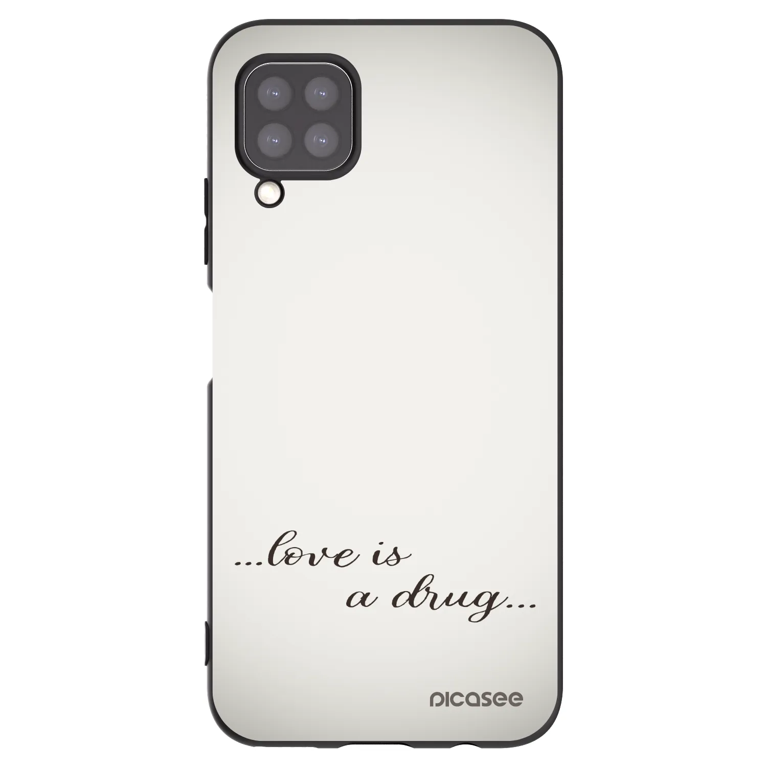 Picasee fekete szilikon tok az alábbi mobiltelefonokra Huawei P40 Lite - Love is a drug