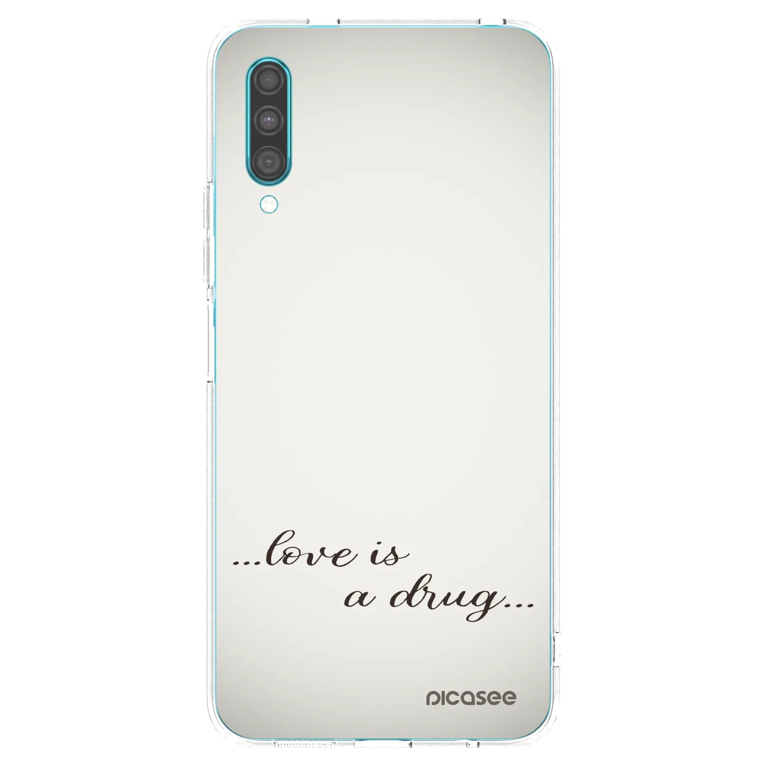Picasee átlátszó szilikon tok az alábbi mobiltelefonokra Samsung Galaxy A30s A307F - Love is a drug