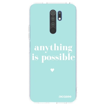 Picasee átlátszó szilikon tok az alábbi mobiltelefonokra Xiaomi Redmi 9 - Anything is possible