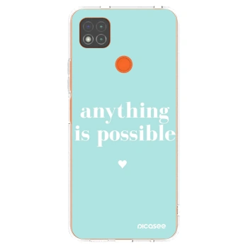 Picasee átlátszó szilikon tok az alábbi mobiltelefonokra Xiaomi Redmi 9C - Anything is possible