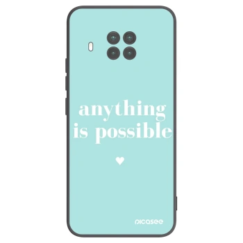 Picasee fekete szilikon tok az alábbi mobiltelefonokra Xiaomi Mi 10T Lite - Anything is possible