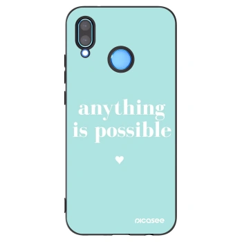 Picasee fekete szilikon tok az alábbi mobiltelefonokra Huawei P20 Lite - Anything is possible