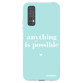 Picasee átlátszó szilikon tok az alábbi mobiltelefonokra Realme 7 - Anything is possible