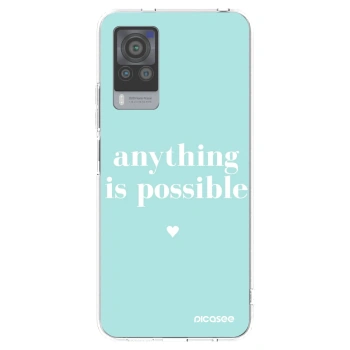 Picasee átlátszó szilikon tok az alábbi mobiltelefonokra Vivo X60 Pro 5G - Anything is possible