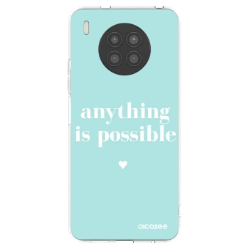 Picasee átlátszó szilikon tok az alábbi mobiltelefonokra Huawei Nova 8i - Anything is possible