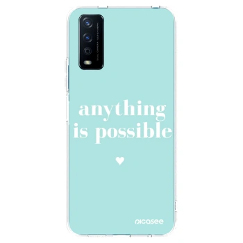 Picasee átlátszó szilikon tok az alábbi mobiltelefonokra Vivo Y11s - Anything is possible