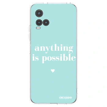 Picasee átlátszó szilikon tok az alábbi mobiltelefonokra Vivo Y33s - Anything is possible