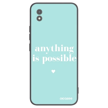 Picasee fekete szilikon tok az alábbi mobiltelefonokra Realme C11 (2021) - Anything is possible
