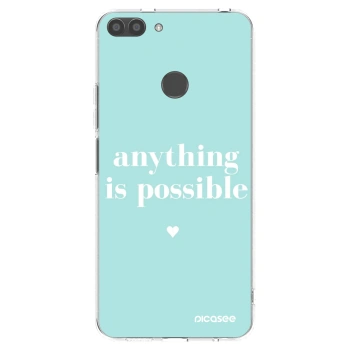 Picasee átlátszó szilikon tok az alábbi mobiltelefonokra Huawei P Smart - Anything is possible