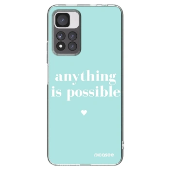 Picasee átlátszó szilikon tok az alábbi mobiltelefonokra Xiaomi Redmi Note 11 Pro+ 5G - Anything is possible