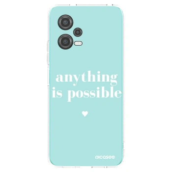 Picasee átlátszó szilikon tok az alábbi mobiltelefonokra Xiaomi Poco X5 - Anything is possible