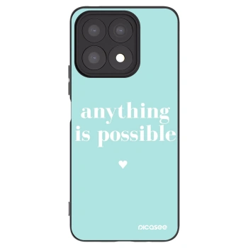 Picasee fekete szilikon tok az alábbi mobiltelefonokra Honor X8a - Anything is possible