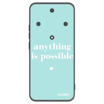 Picasee fekete szilikon tok az alábbi mobiltelefonokra Honor Magic5 Lite 5G - Anything is possible