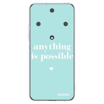 Picasee átlátszó szilikon tok az alábbi mobiltelefonokra Honor Magic5 Lite 5G - Anything is possible