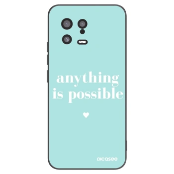 Picasee fekete szilikon tok az alábbi mobiltelefonokra Xiaomi 13 - Anything is possible