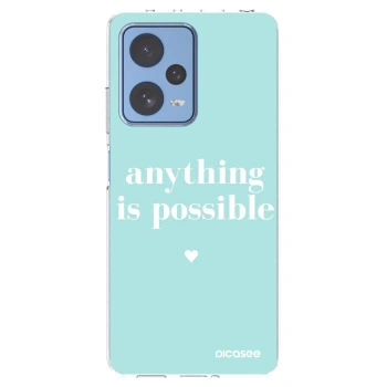 Picasee átlátszó szilikon tok az alábbi mobiltelefonokra Xiaomi Redmi Note 12 Pro 5G - Anything is possible